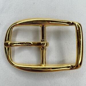 Vintage Gold Tone Simple Basic Belt Buckle for up to 1 Inch Belt